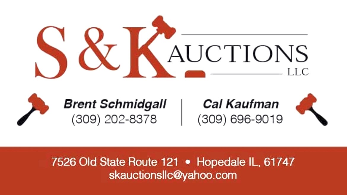 S & K Auctions, LLC Hopedale, IL